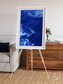 Wind Signatures, Ice Stars Framed & Mounted Print