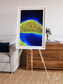 Coastal Fragments, Island Rebound Framed & Mounted Print