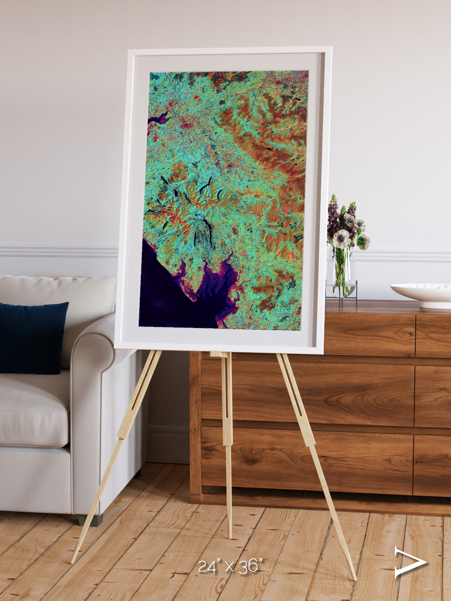 Polar Flow, Lake District Framed & Mounted Print