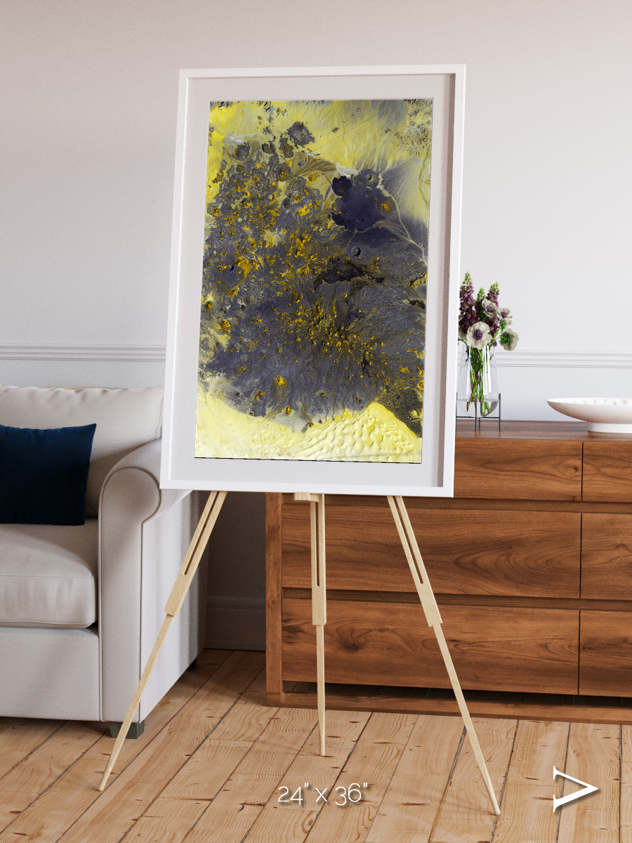 Dormant Giants, Pinacate Volcano Field Framed & Mounted Print