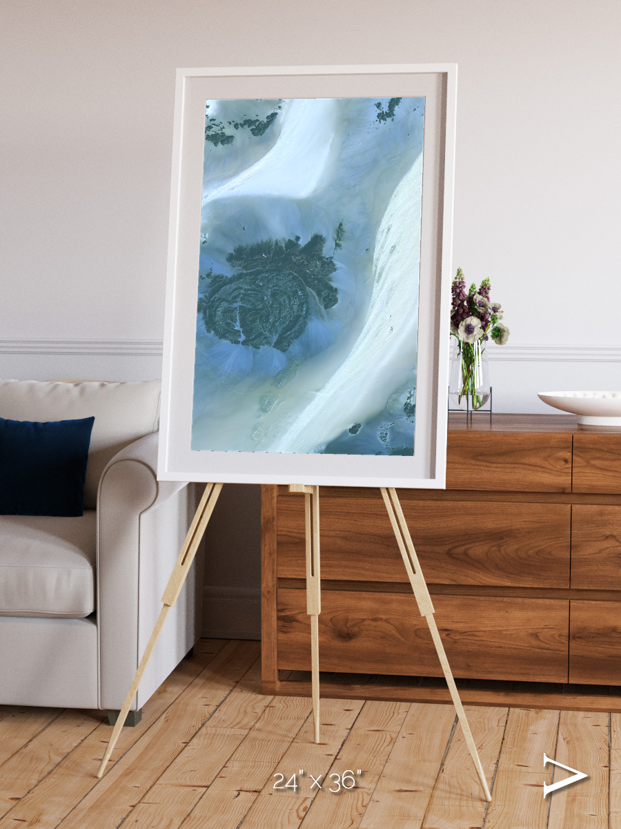 Shifting Dunes, Sahara Desert Framed & Mounted Print