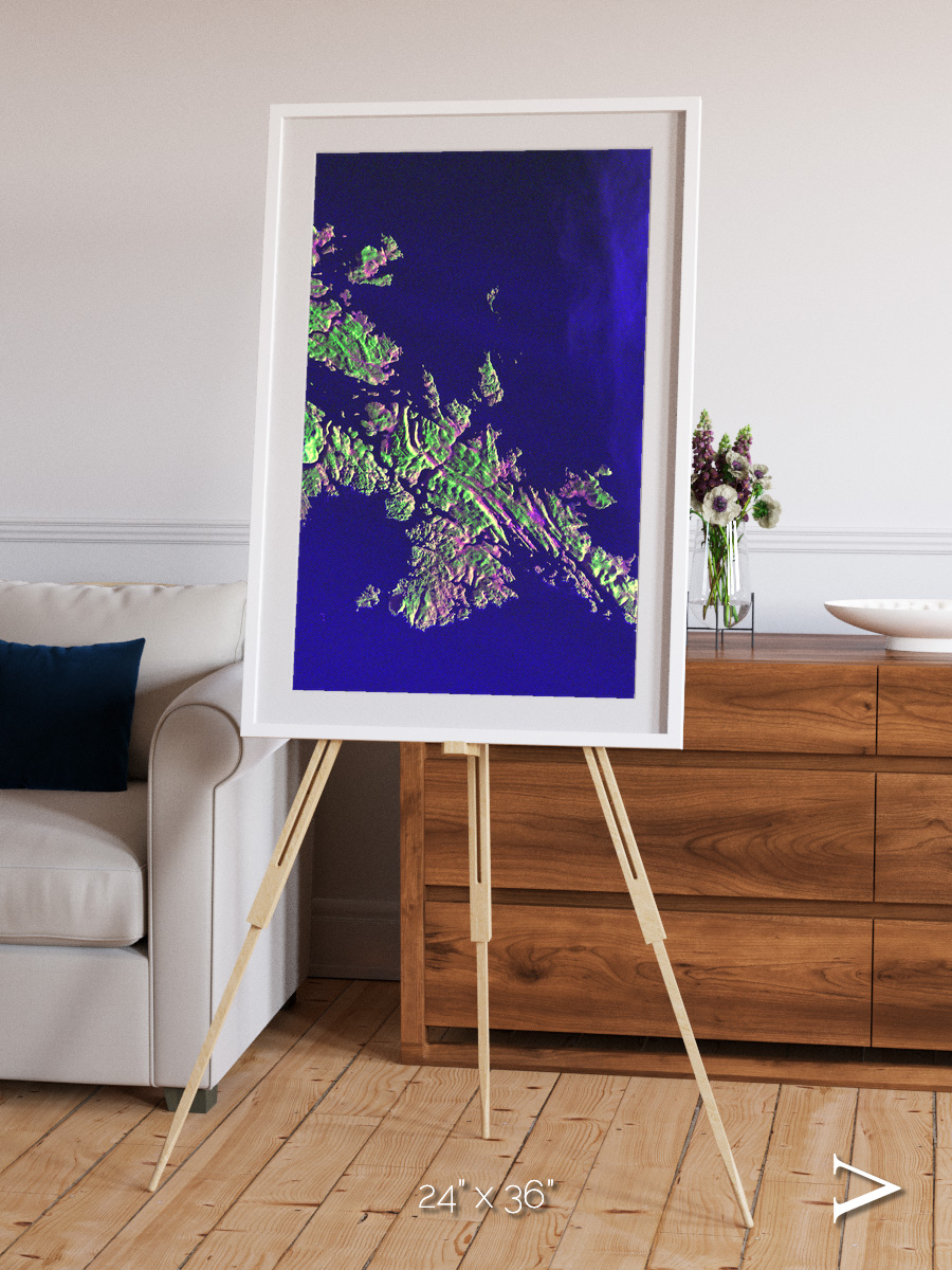 Remote Shores, Shetland Islands Framed & Mounted Print