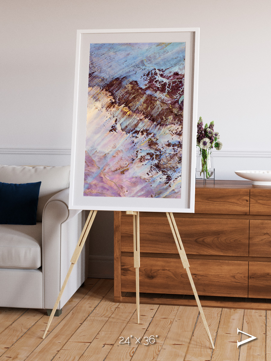 Storm and Stillness, Gweni-Fada Framed & Mounted Print