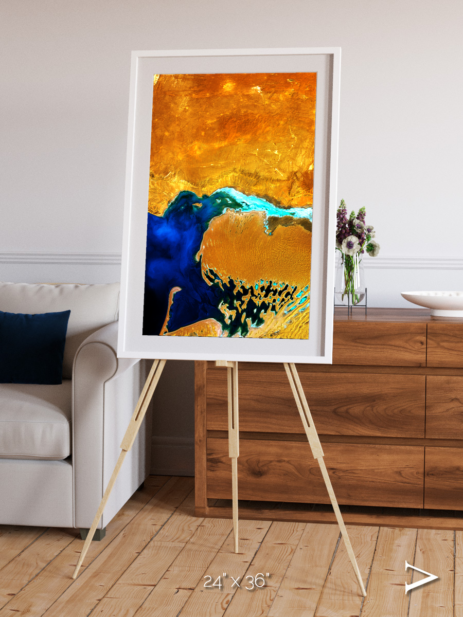 Coastal Phantom, Dardzha Peninsula Framed & Mounted Print