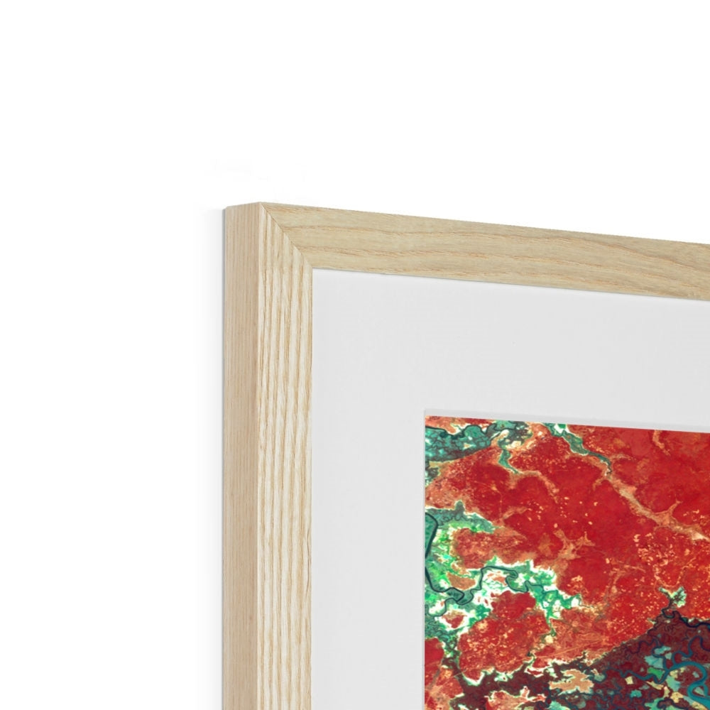 River and Plain, Guinea-Bissau Framed & Mounted Print