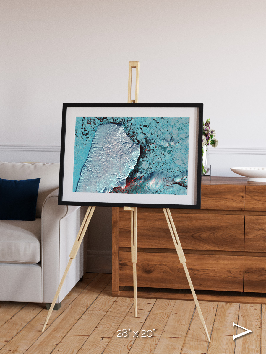 Island Sanctuary, Akpatok Island Framed & Mounted Print