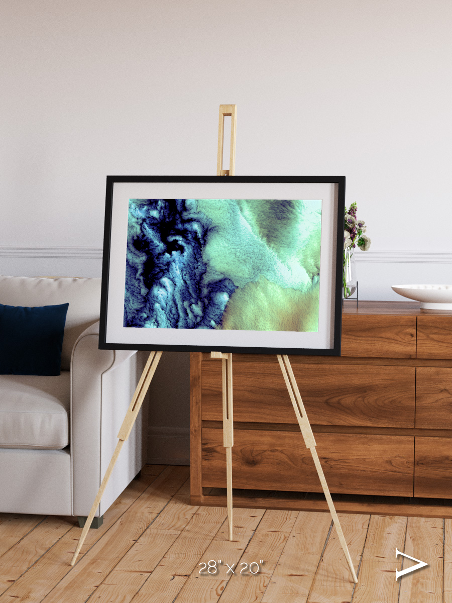 Shifting Skies, Aleutian Islands Framed & Mounted Print