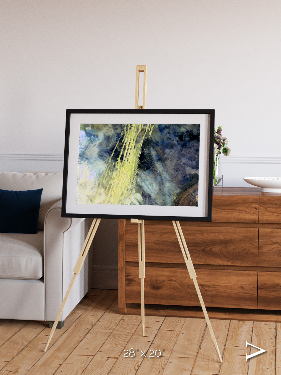Shifting Sands, Algerian Abstract Framed & Mounted Print