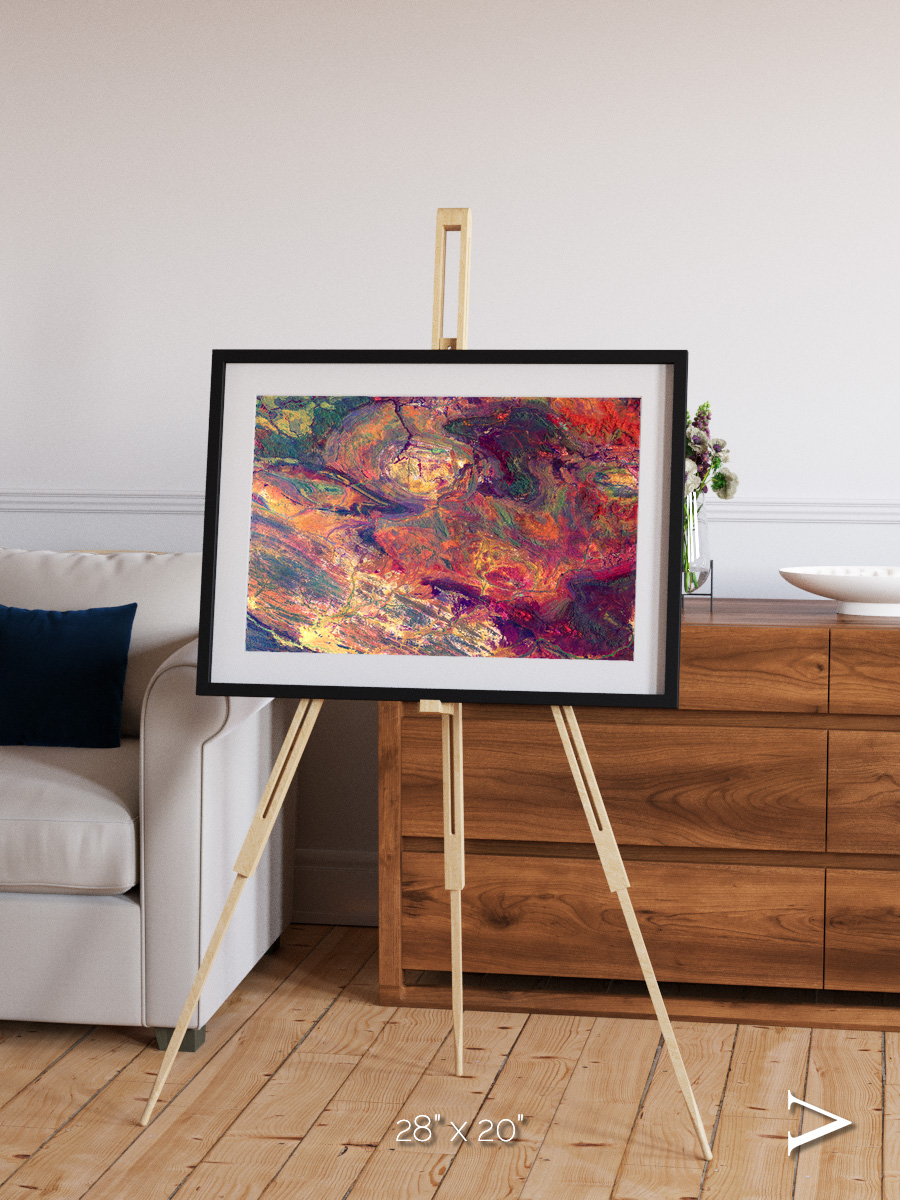 Rock and Ore, Hamersley Framed & Mounted Print
