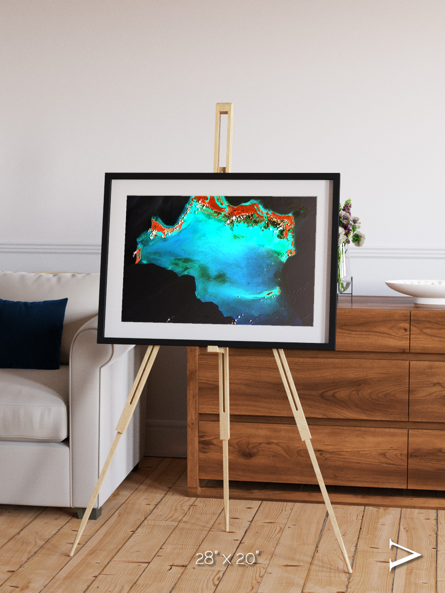 Arctic Outpost, Caribbean Luxury Framed & Mounted Print