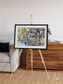 Lava Lines, Chilean Volcanoes Framed & Mounted Print