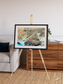 Saline Patterns, Dasht-e Kevir Framed & Mounted Print