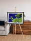 Arctic Outpost, Europe Framed & Mounted Print