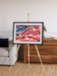 Fractured Earth, Western China Framed & Mounted Print