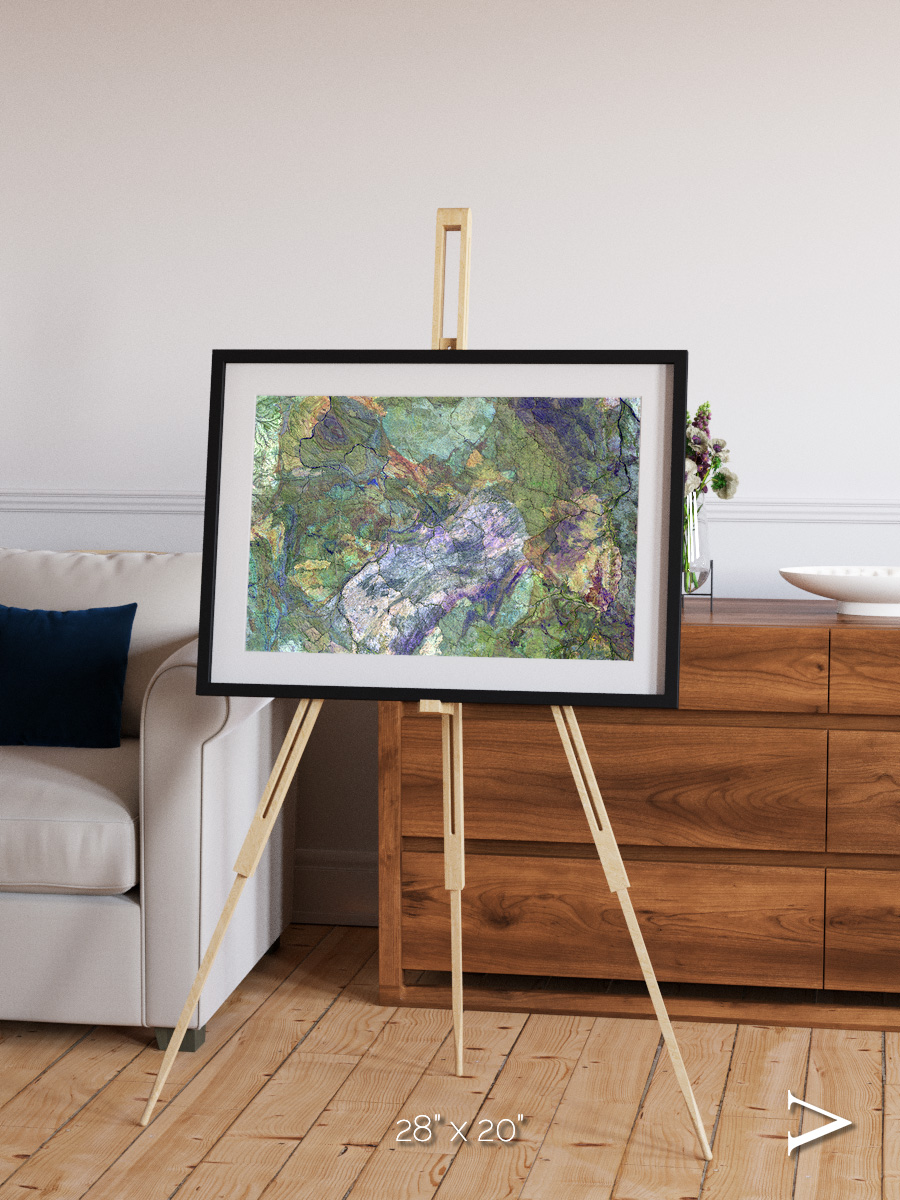 Sands in Motion, Great Sandy Desert Framed & Mounted Print