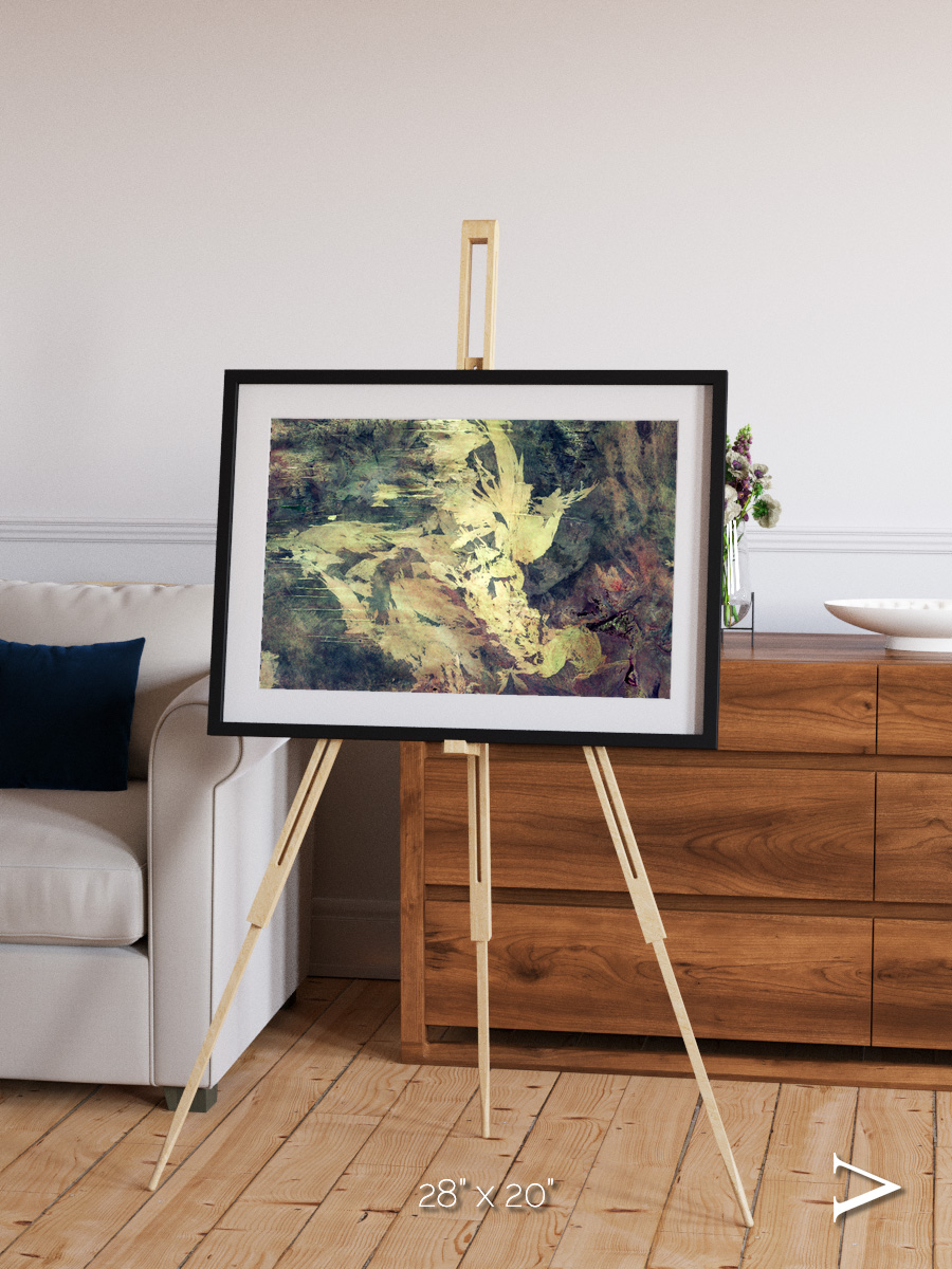 Windwritten Dunes, Great Sandy Scars Framed & Mounted Print