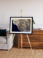 Fire Fields, Harrat Al Birk Framed & Mounted Print