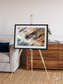 Lava Lines, Impact Framed & Mounted Print