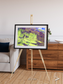 Lake Lines, Lake Amadeus Framed & Mounted Print
