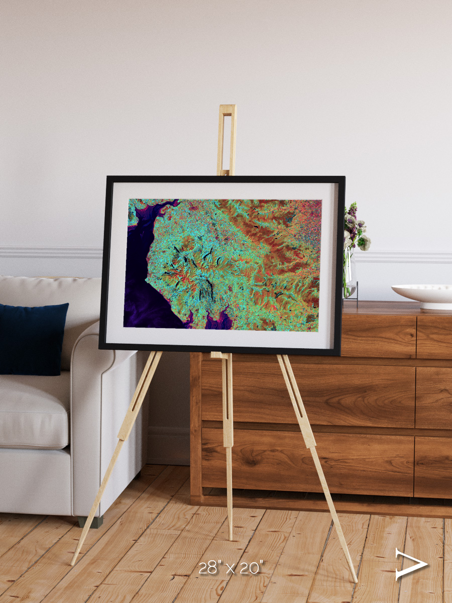 Polar Flow, Lake District Framed & Mounted Print