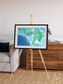 Arid Mosaic, Mississippi River Delta Framed & Mounted Print