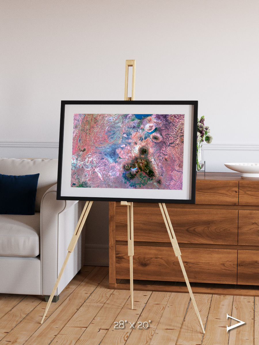 Highlands of Mulanje, Malawi Framed & Mounted Print