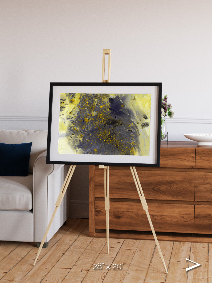 Dormant Giants, Pinacate Volcano Field Framed & Mounted Print