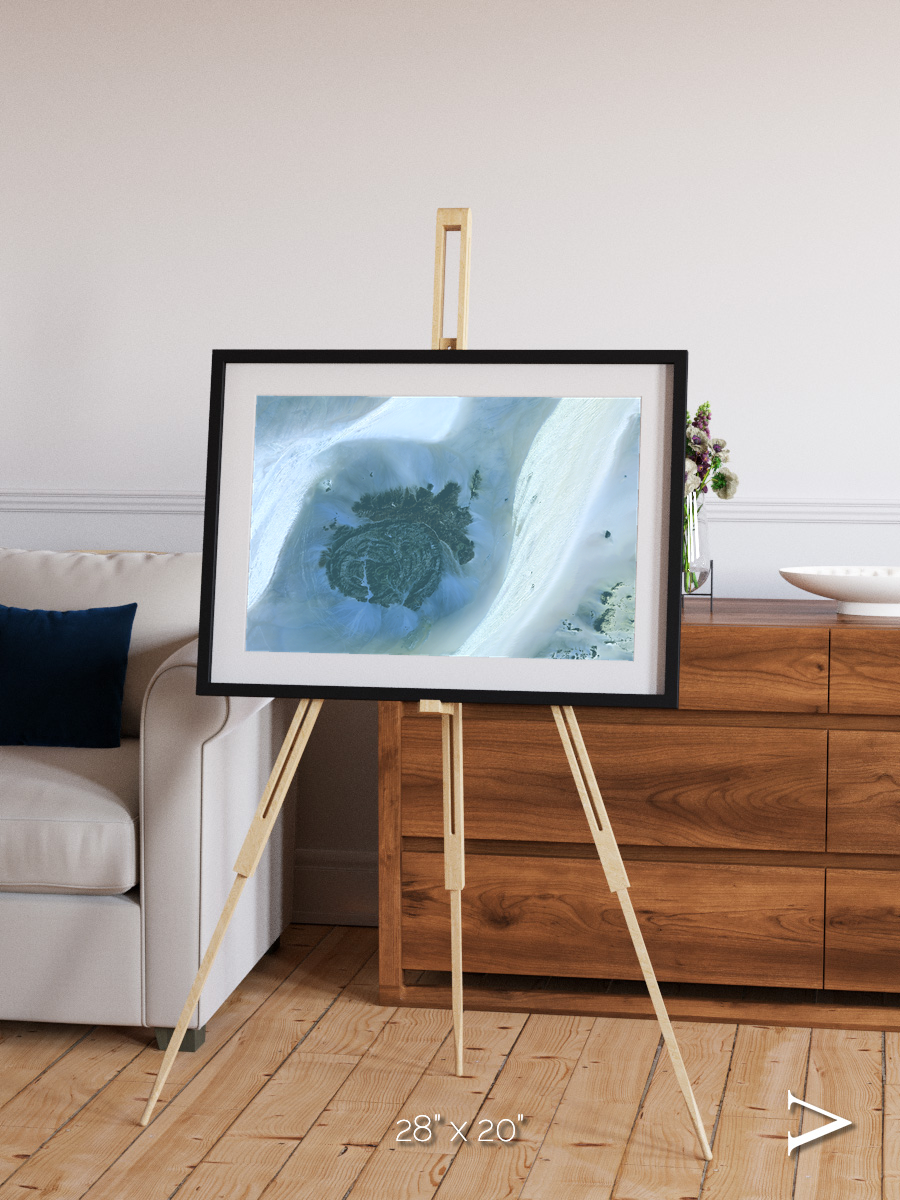 Shifting Dunes, Sahara Desert Framed & Mounted Print