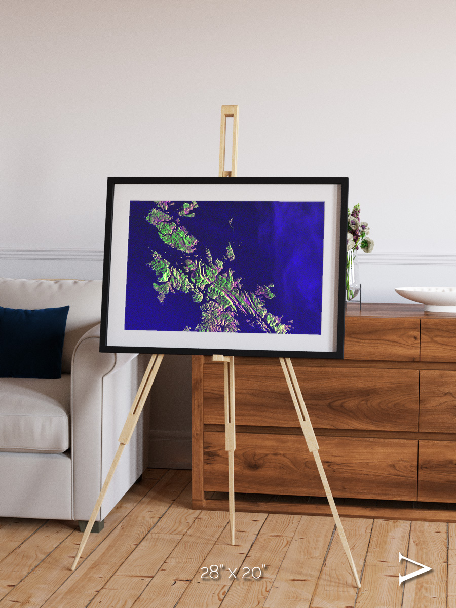 Remote Shores, Shetland Islands Framed & Mounted Print
