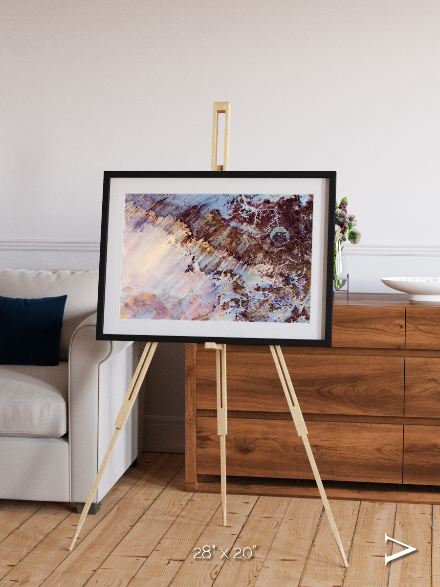 Storm and Stillness, Gweni-Fada Framed & Mounted Print
