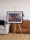 Geologic Tapestry, Asharah Fault Zone Framed & Mounted Print