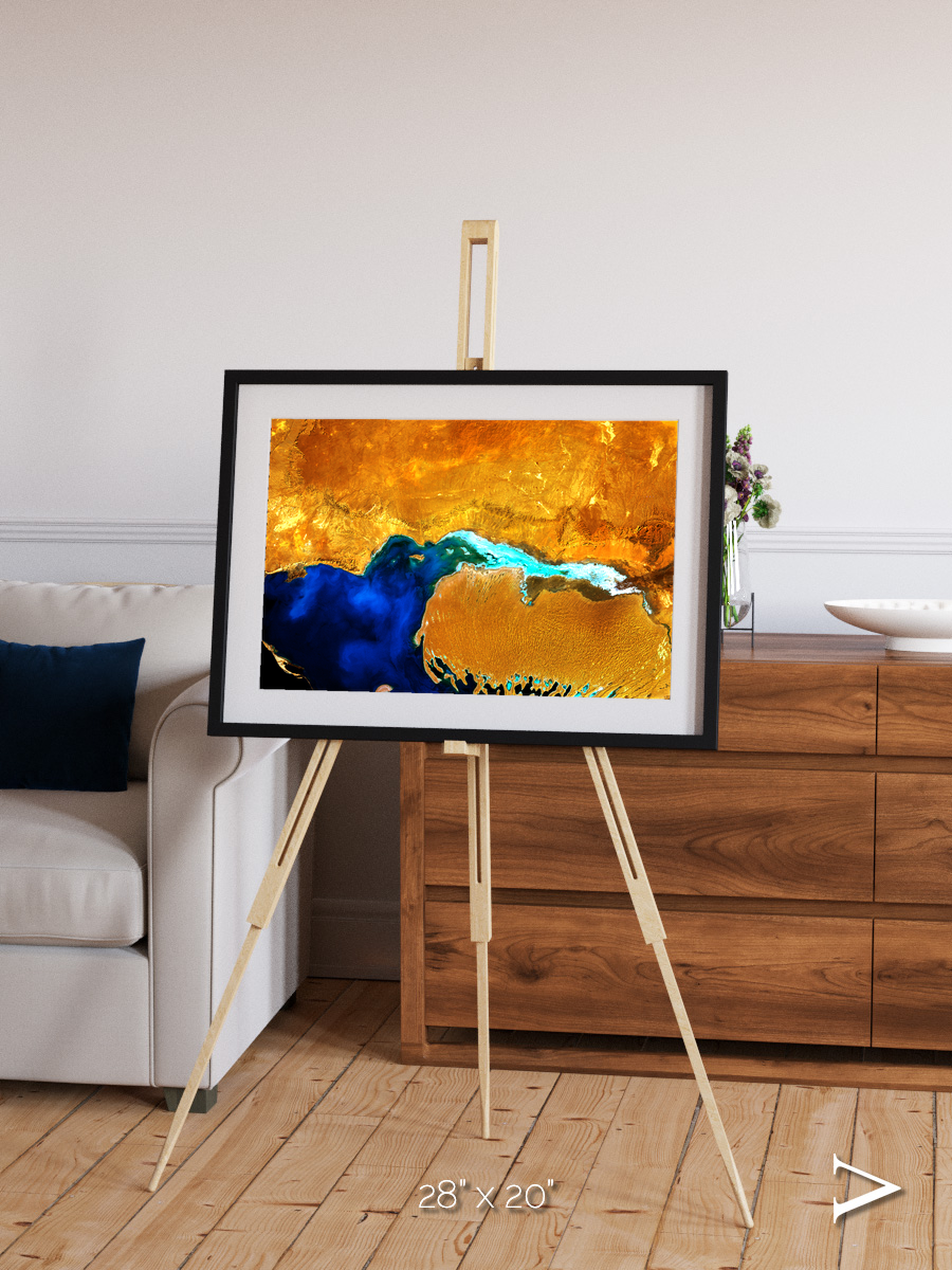 Coastal Phantom, Dardzha Peninsula Framed & Mounted Print