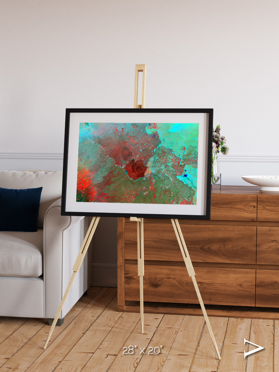 Shifting Dunes, The Syrian Desert Framed & Mounted Print