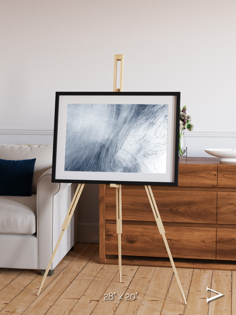 Wind Signatures, Whirlpool Cloud Framed & Mounted Print