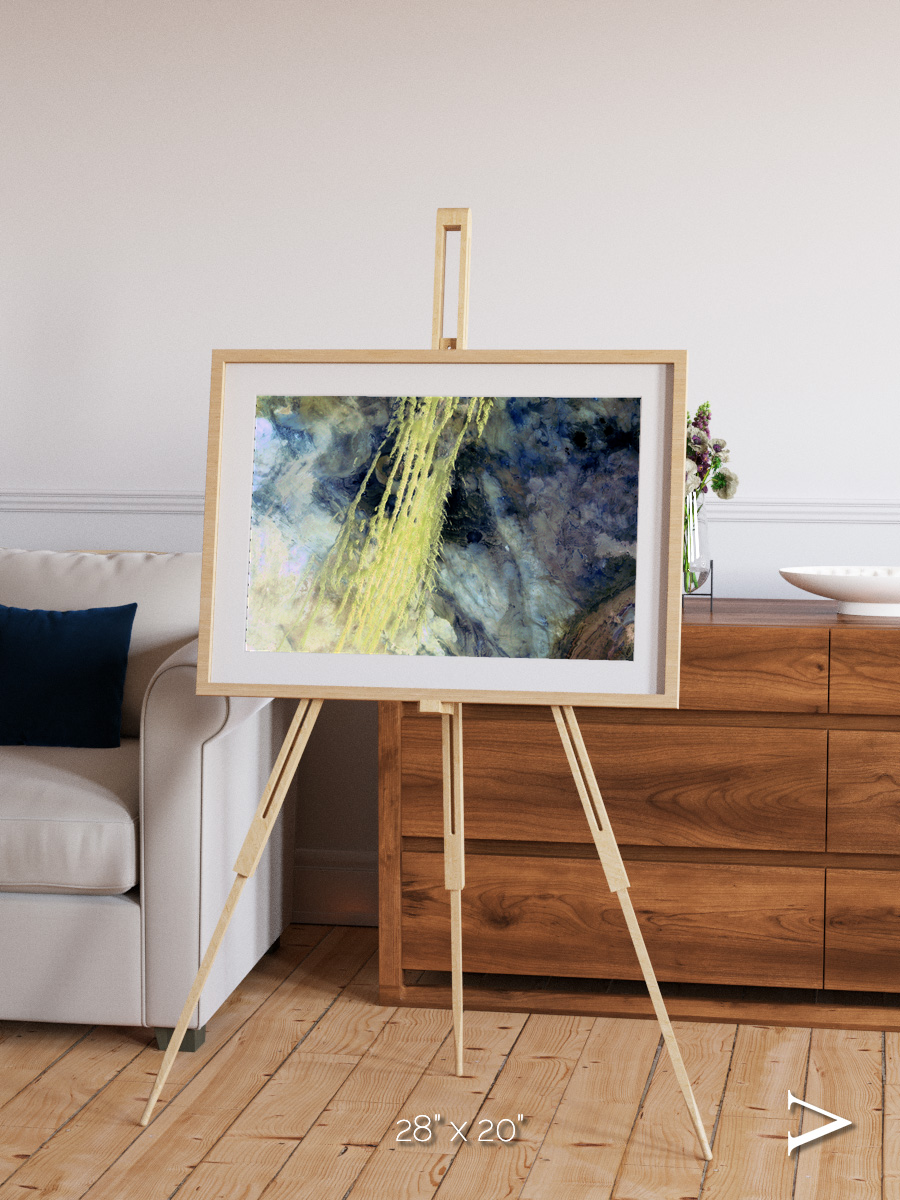 Shifting Sands, Algerian Abstract Framed & Mounted Print