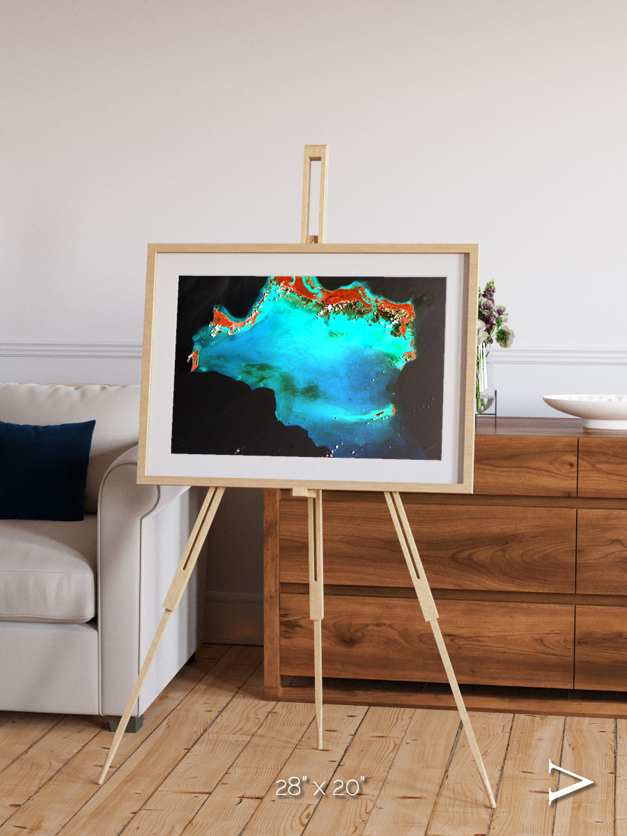 Arctic Outpost, Caribbean Luxury Framed & Mounted Print