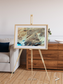 Saline Patterns, Dasht-e Kevir Framed & Mounted Print