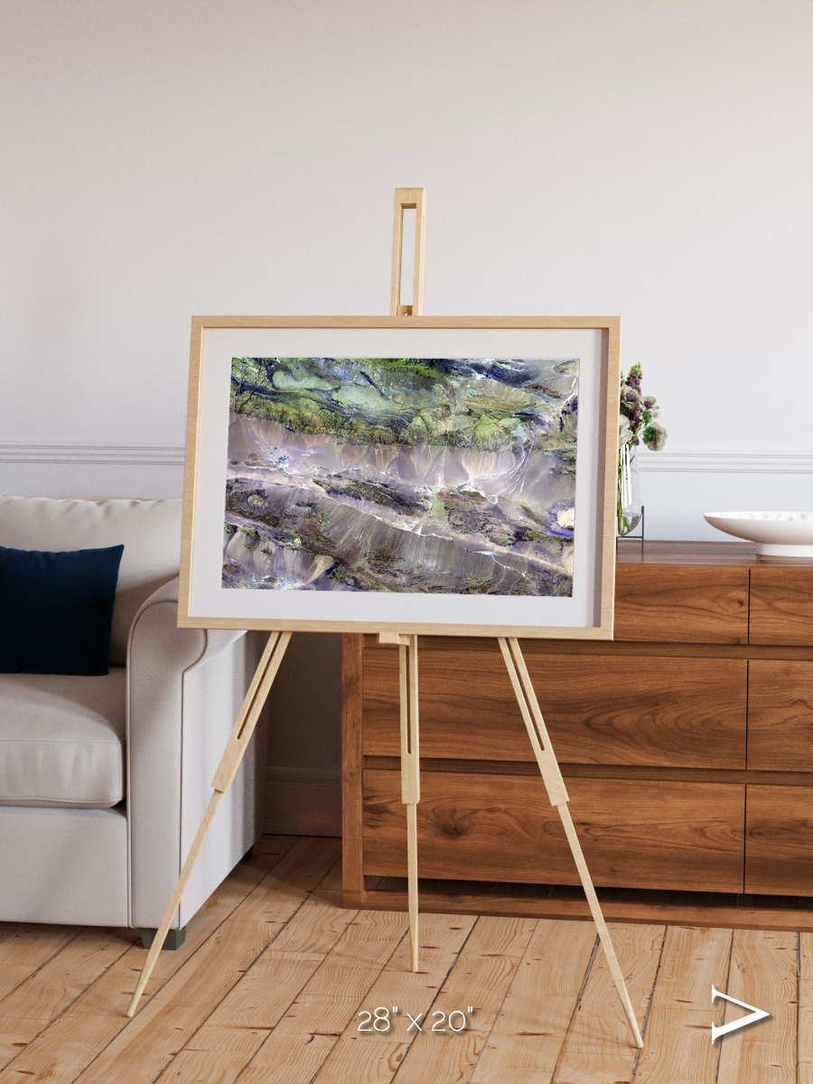 Arid Mosaic, Edrengiyn Nuruu Framed & Mounted Print