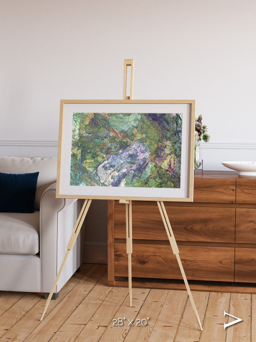 Sands in Motion, Great Sandy Desert Framed & Mounted Print