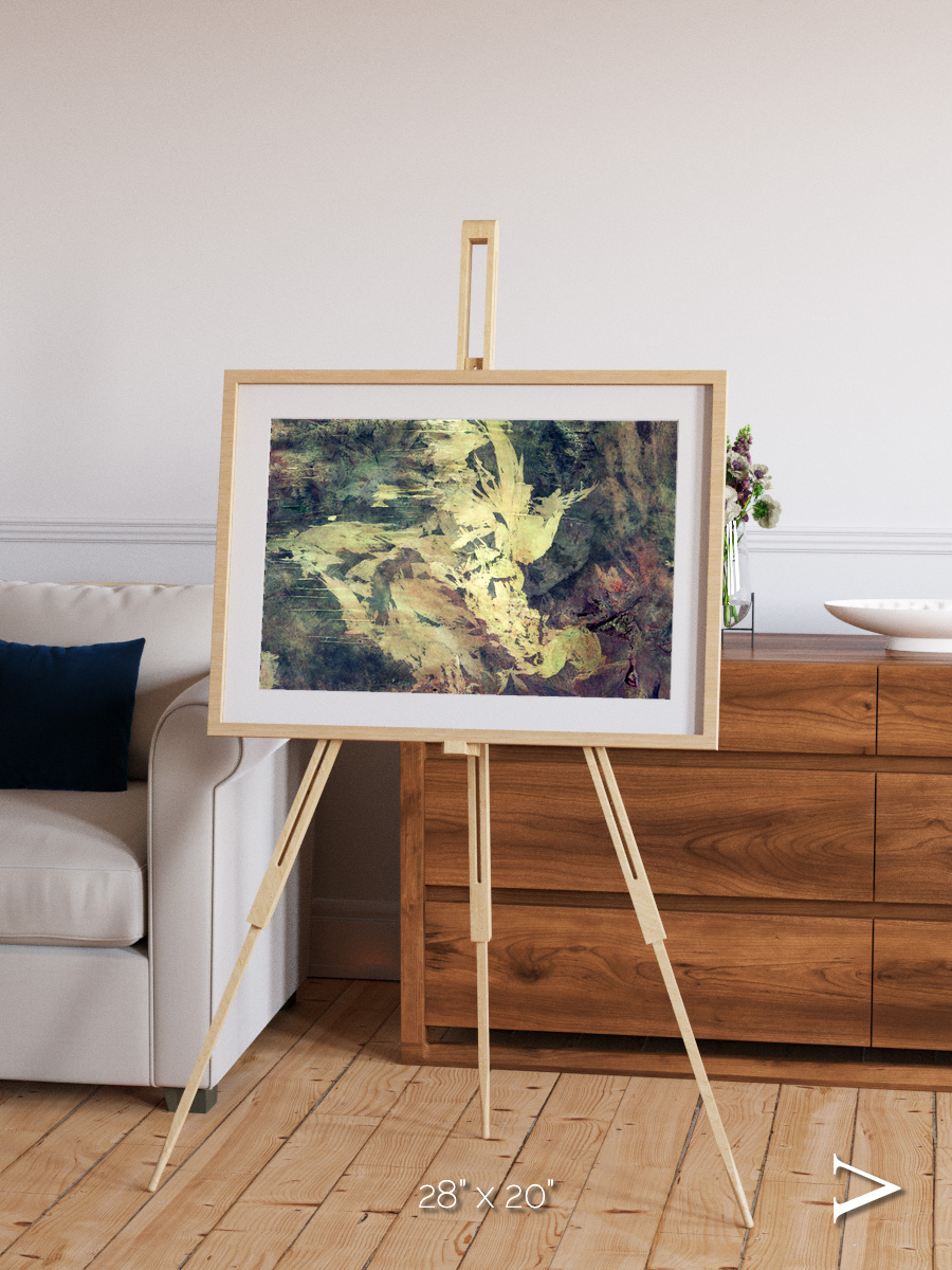 Windwritten Dunes, Great Sandy Scars Framed & Mounted Print