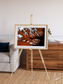 Striped Coast, Eyjafjörður Framed & Mounted Print