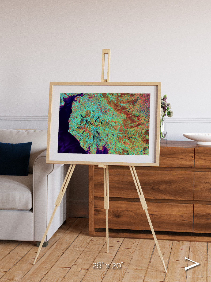 Polar Flow, Lake District Framed & Mounted Print