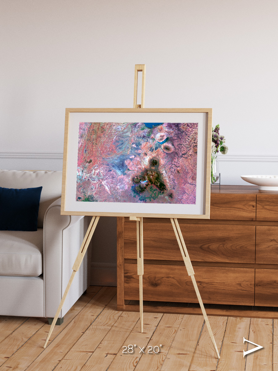 Highlands of Mulanje, Malawi Framed & Mounted Print