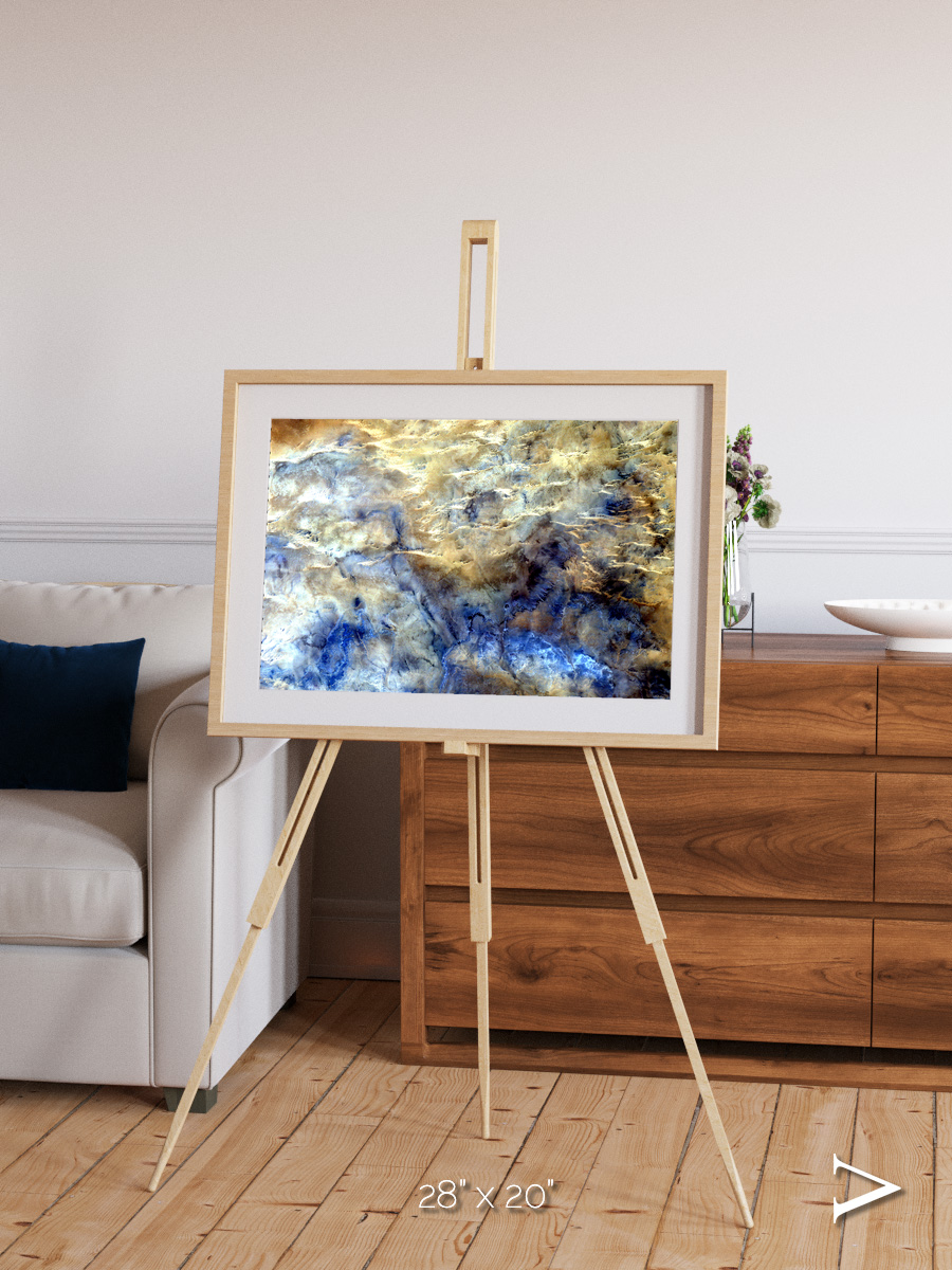 Heat Scars, No Mans Land Framed & Mounted Print