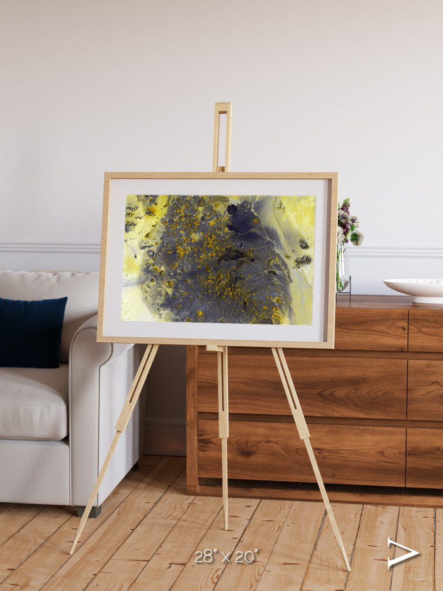 Dormant Giants, Pinacate Volcano Field Framed & Mounted Print
