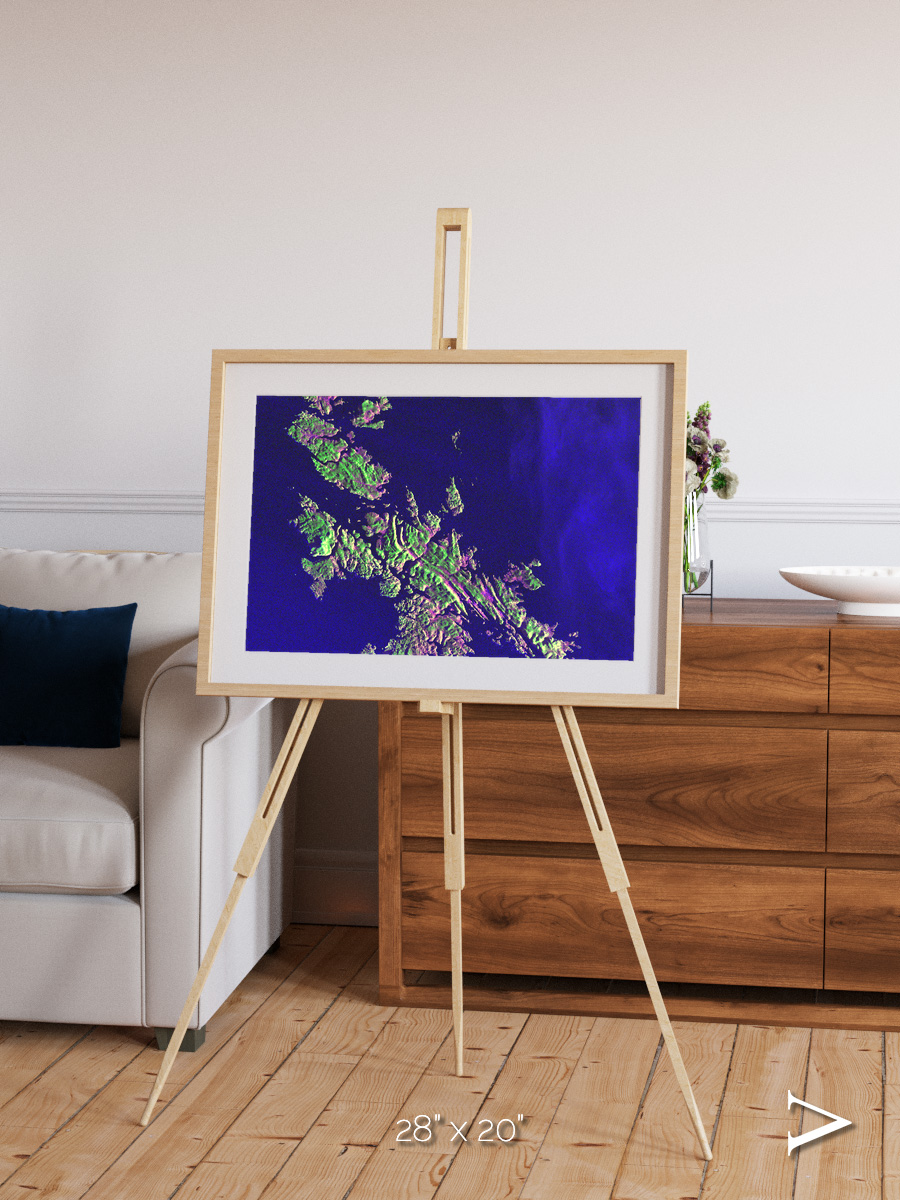 Remote Shores, Shetland Islands Framed & Mounted Print