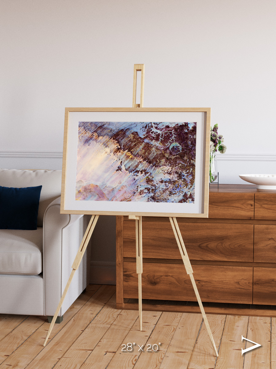 Storm and Stillness, Gweni-Fada Framed & Mounted Print