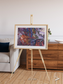 Geologic Tapestry, Asharah Fault Zone Framed & Mounted Print