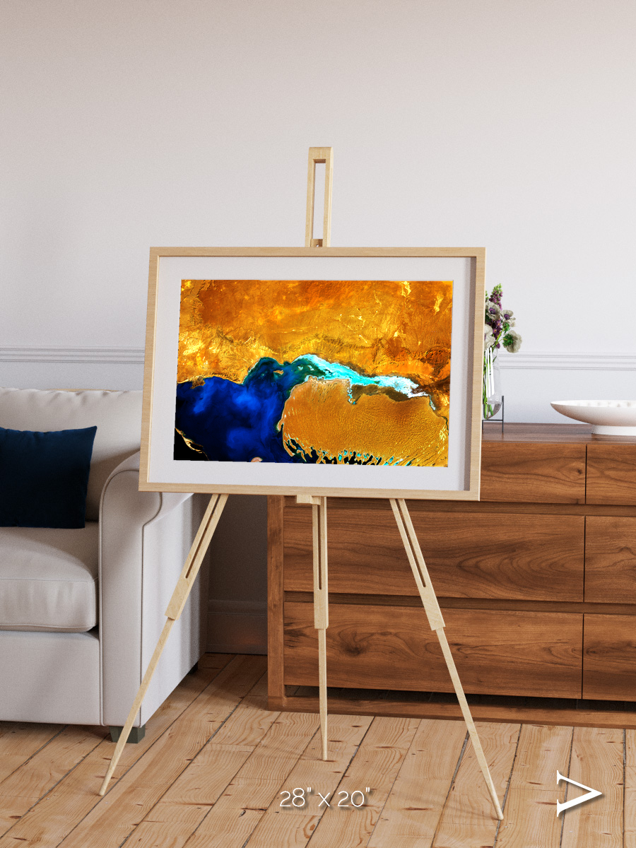 Coastal Phantom, Dardzha Peninsula Framed & Mounted Print