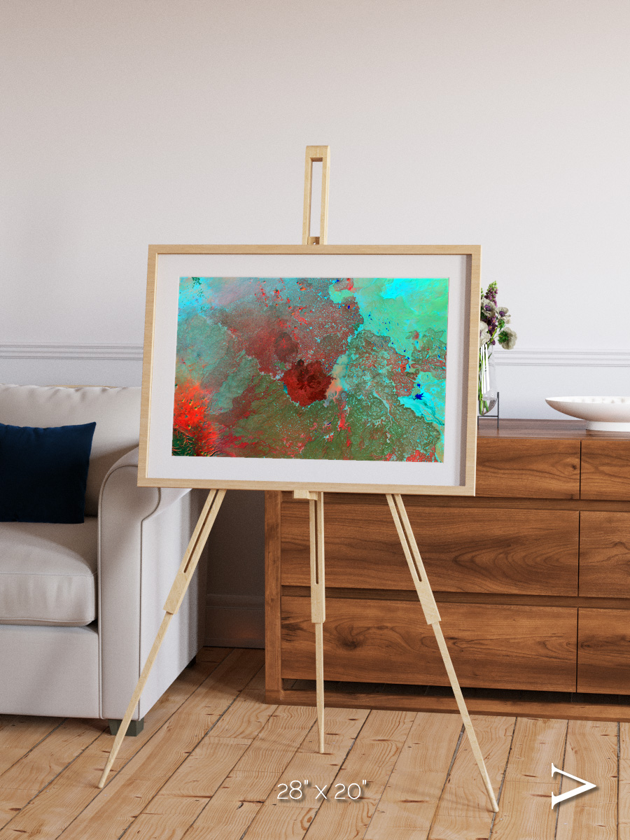 Shifting Dunes, The Syrian Desert Framed & Mounted Print